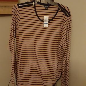 Nautica long sleeve pull over shirt NWT